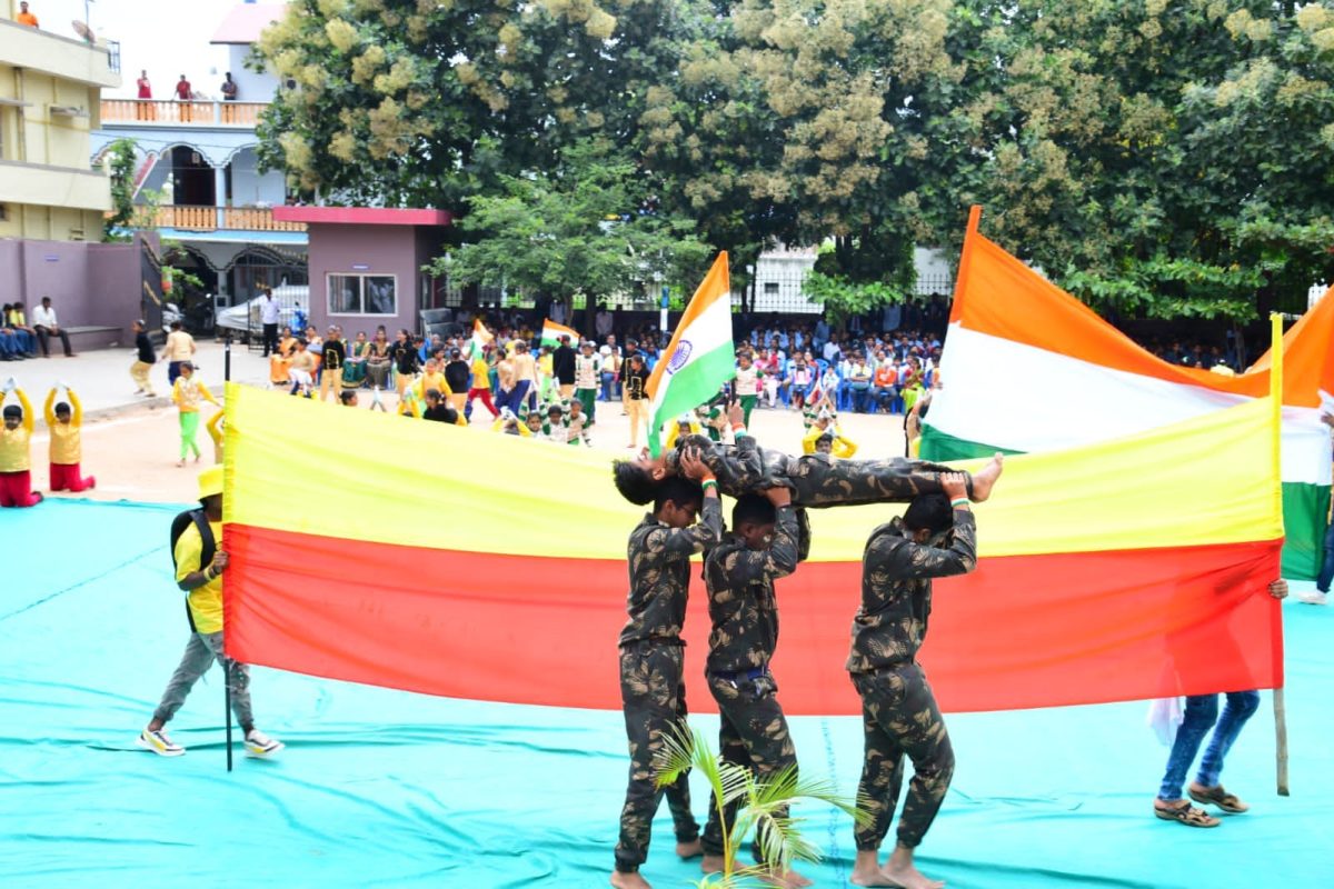 75th Independence day celebration Shanthiniketan Group of Institutions