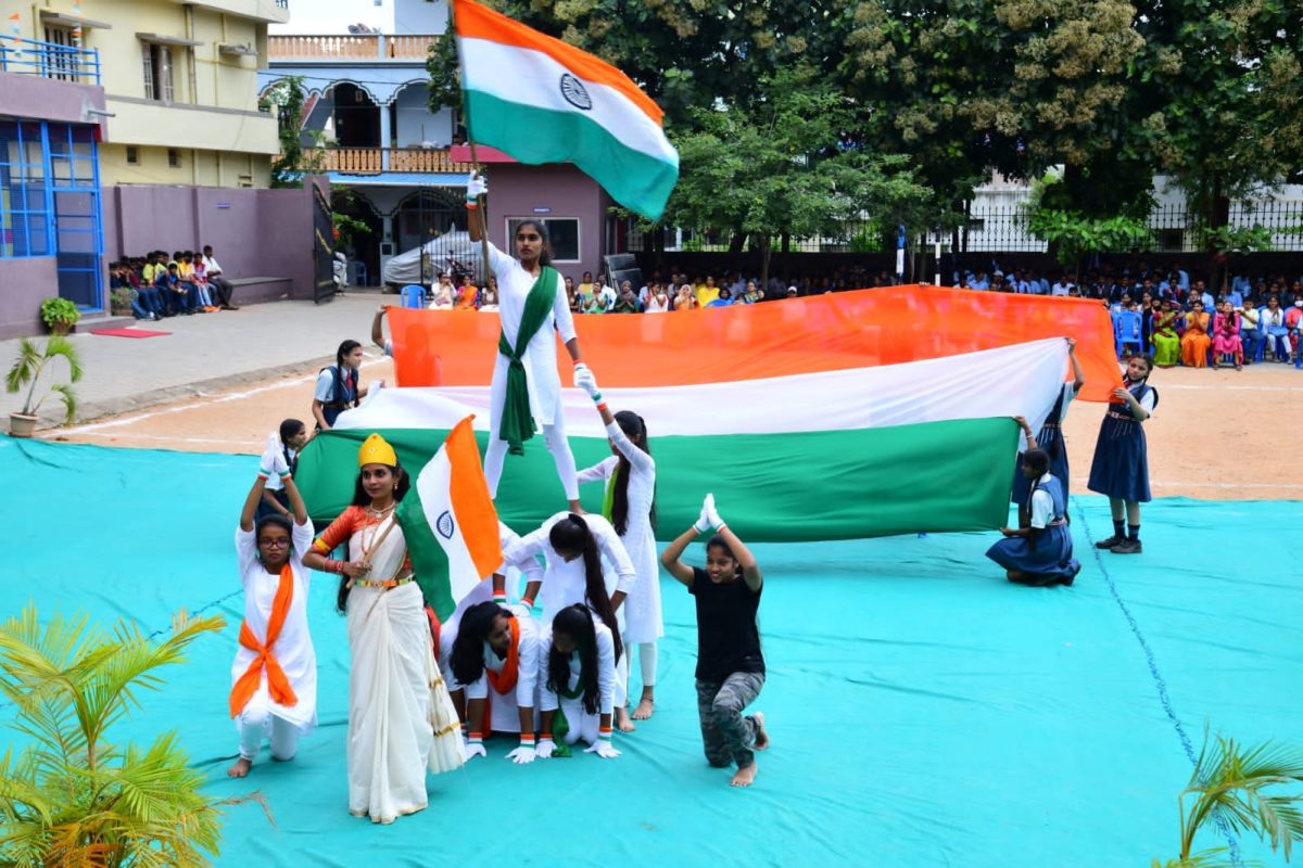 75th Independence day celebration Shanthiniketan Group of Institutions