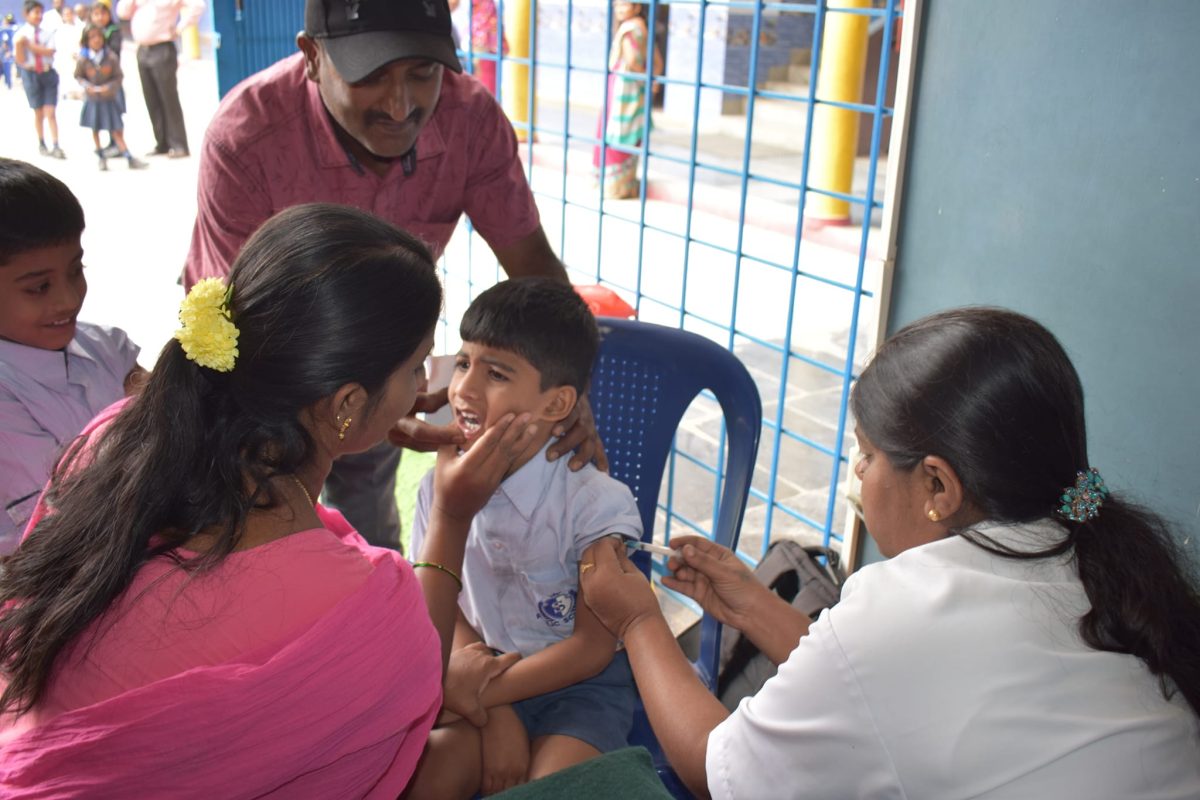 Vaccination Shanthiniketan Montessori