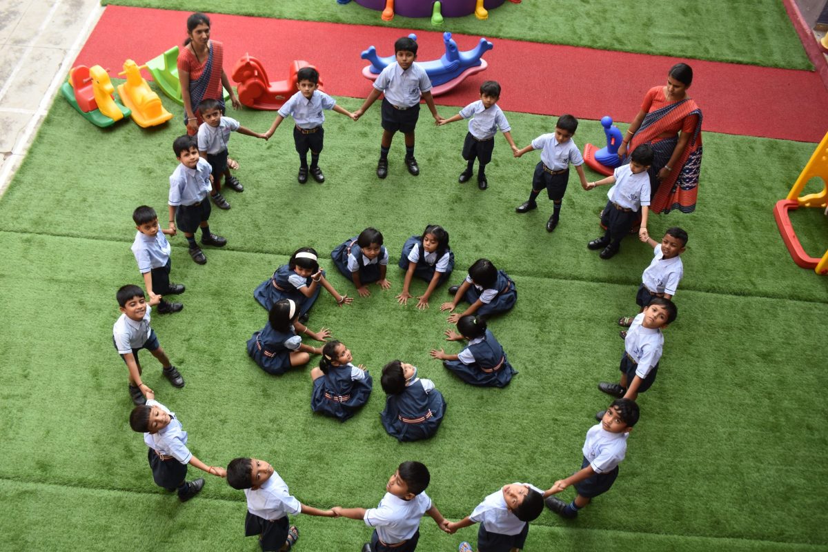 outdoor Play area Shanthiniketan Montessori